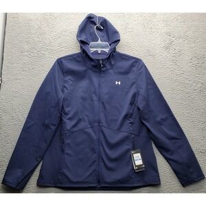 Under Armour Storm Activewear Jacket Womens XL Navy‎ Infrared Shield Full Zip
